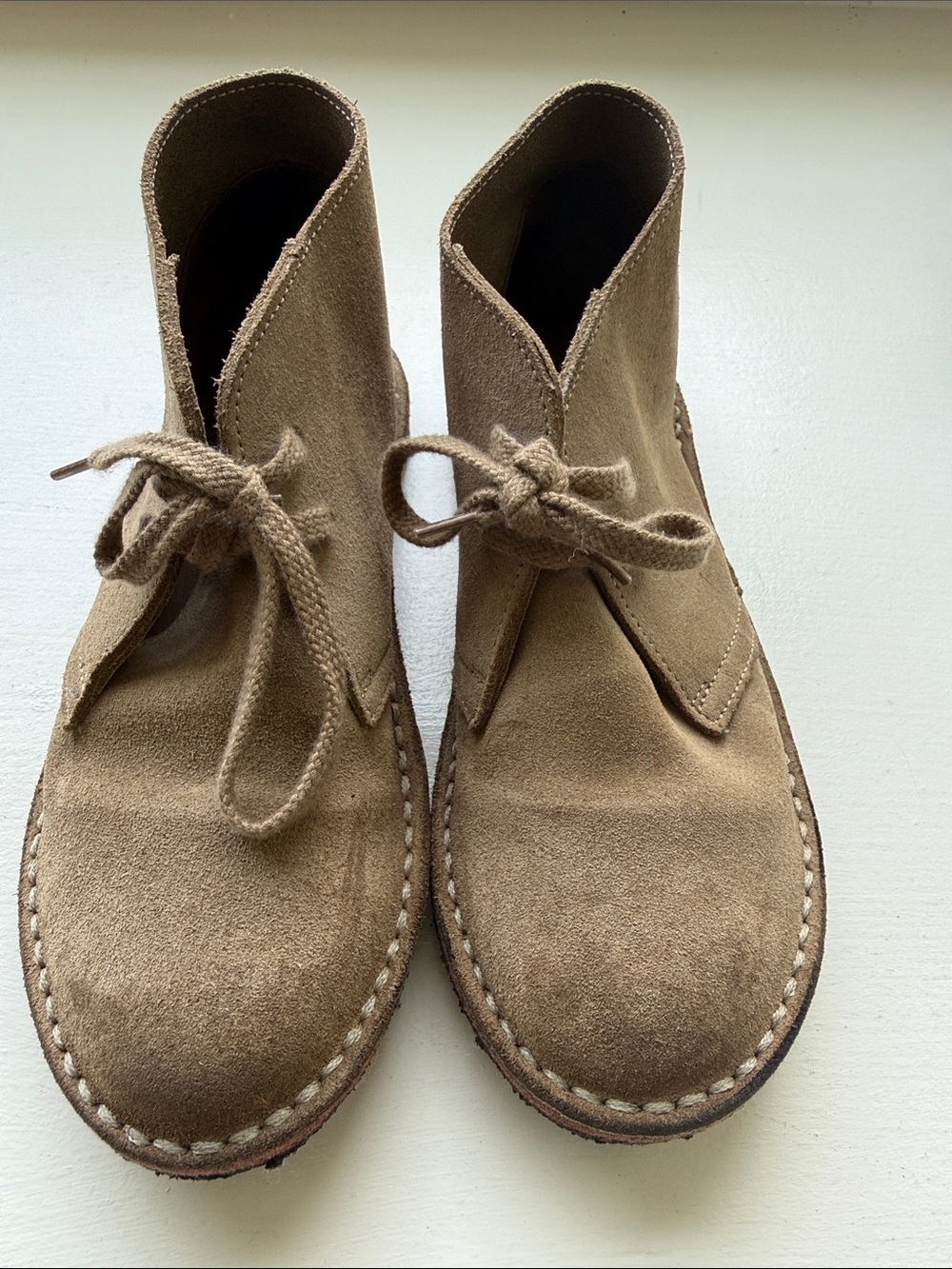 Crewcuts Tan Suede Desert Boots - Kids